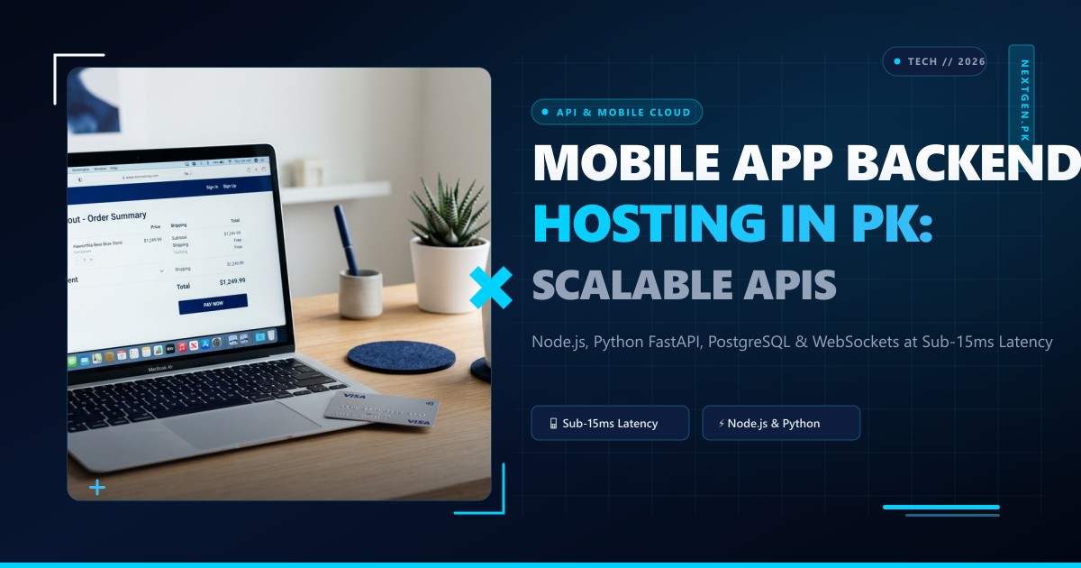 Mobile App Backend Hosting in Pakistan: Scalable Node.js, Python & PostgreSQL Architectures
