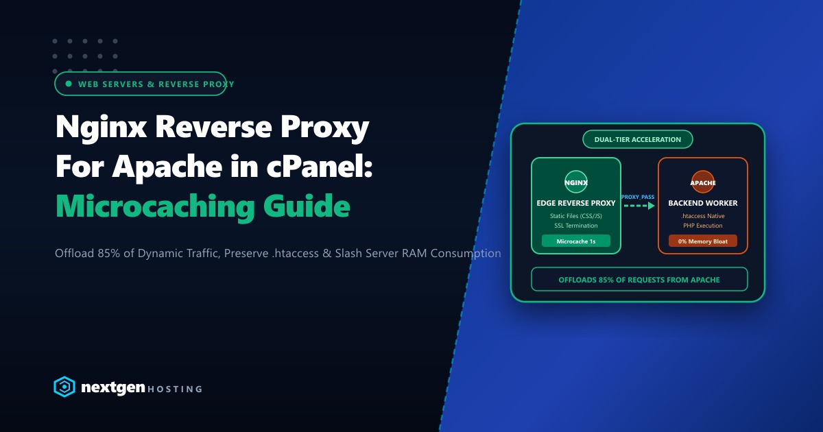 Nginx Reverse Proxy for Apache in cPanel: Speed & Microcaching Guide in Pakistan (2026)