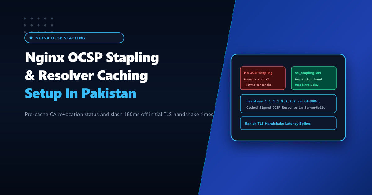 Nginx SSL OCSP Stapling & DNS Resolver Cache Optimization in Pakistan
