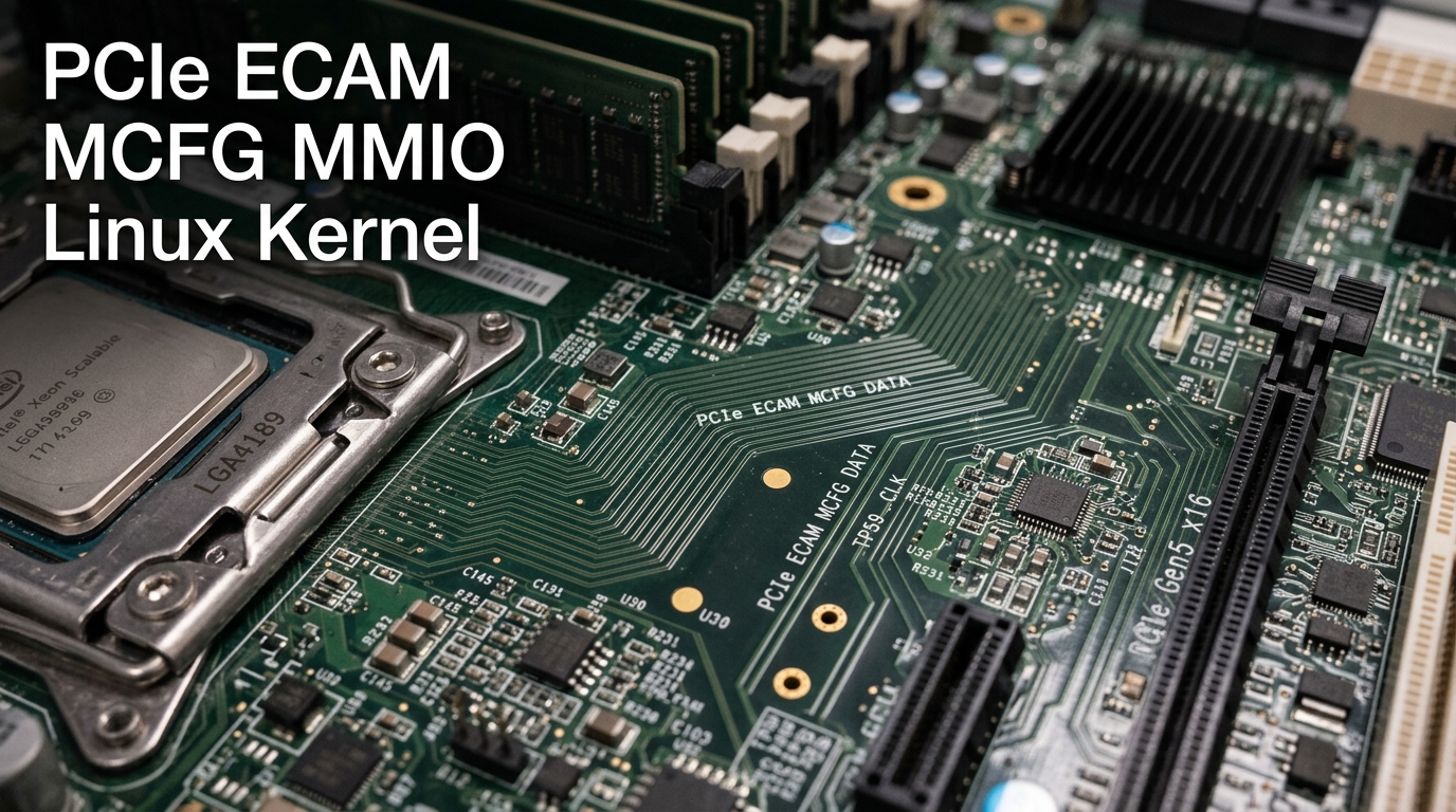 PCIe ECAM & MCFG Memory-Mapped Configuration on Linux Dedicated Servers