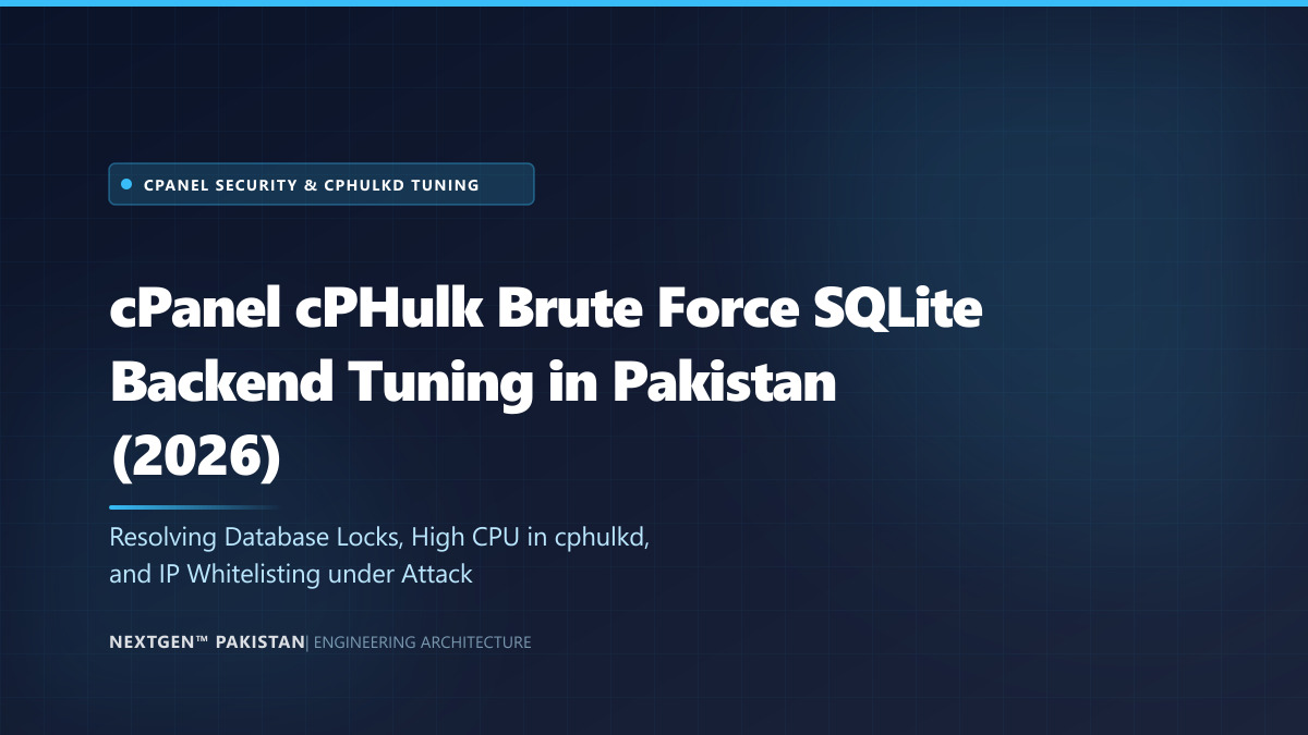 PgBouncer Connection Pooling: Optimizing PostgreSQL High Concurrency on Linux VPS in Pakistan