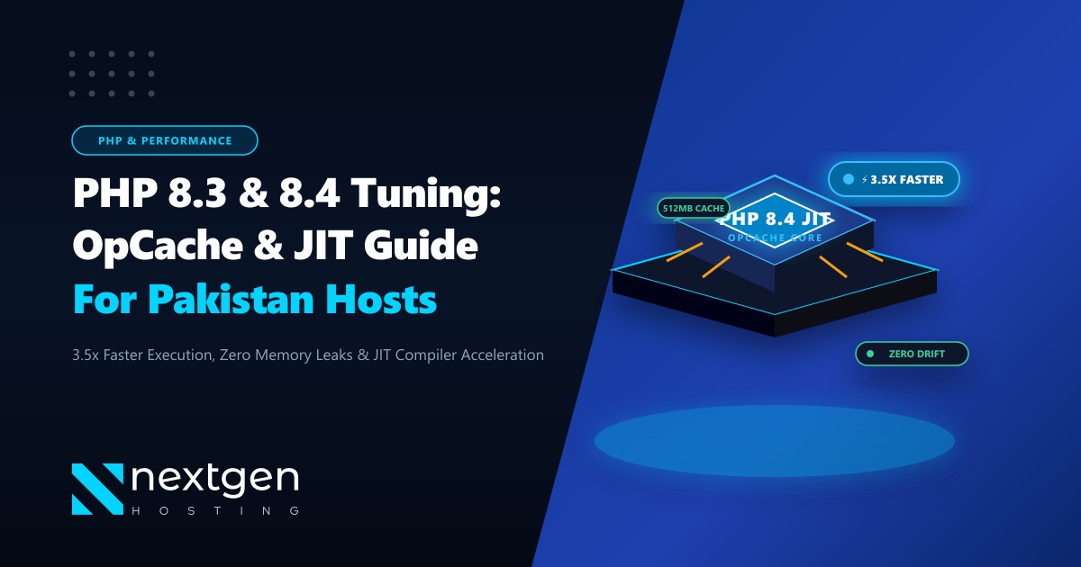 PHP 8.3 & 8.4 Performance Tuning: OpCache & JIT Guide for Pakistan Web Hosts (2026)