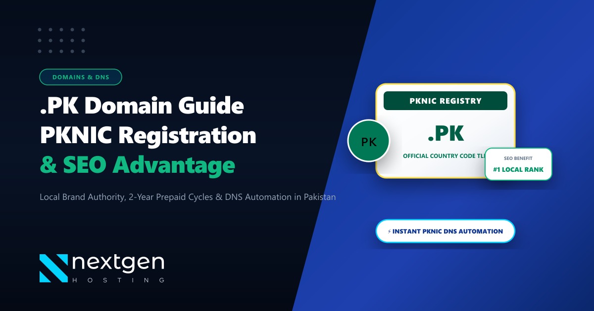 The Complete .PK Domain Registration Guide: PKNIC Rules, DNS & Pricing (2026)