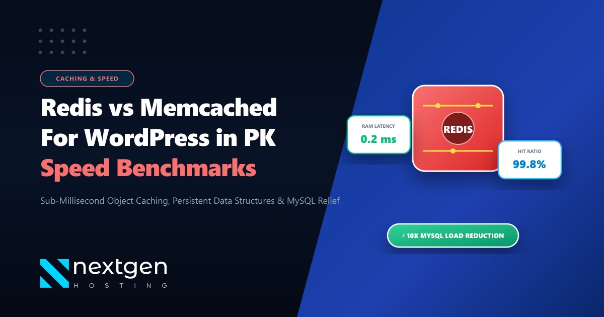 Redis vs Memcached for WordPress & Laravel in Pakistan: Real Latency & Speed Benchmarks (2026)