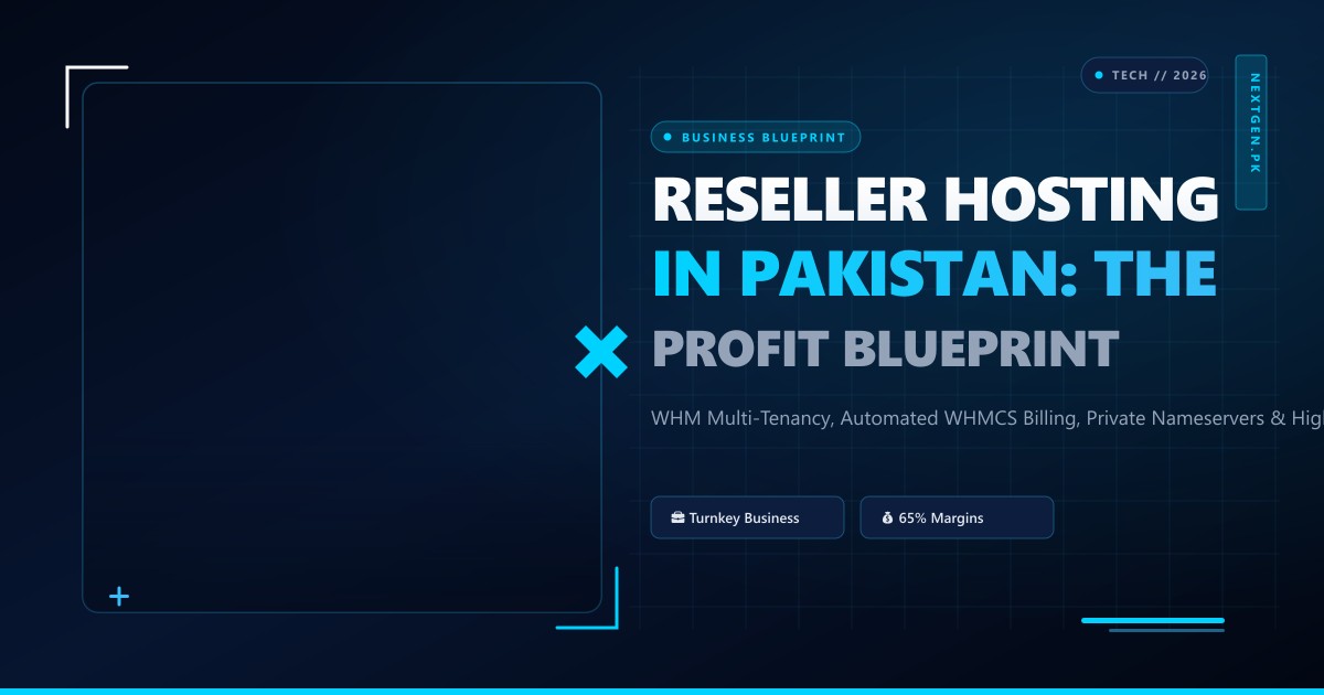 Reseller Hosting in Pakistan: The Complete Business Blueprint (2026)