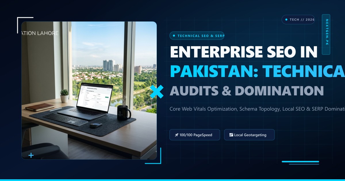 Enterprise SEO Services in Pakistan: Technical Audits, Core Web Vitals & Local Search Domination