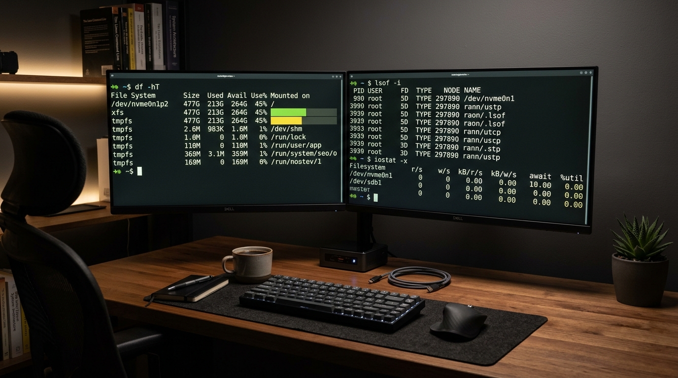 Troubleshooting Linux 'No space left on device': Complete Inode Exhaustion & Deleted File Handle (lsof) Runbook