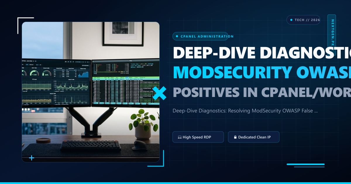 Deep-Dive Diagnostics: Resolving ModSecurity OWASP False Positives in cPanel/WordPress