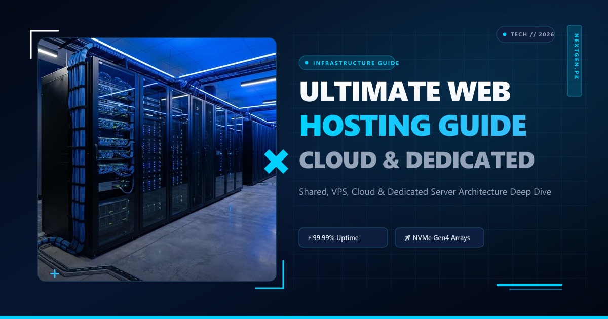 The Ultimate Web Hosting Guide: Shared, Cloud, VPS & Dedicated Architecture (2026 Edition)