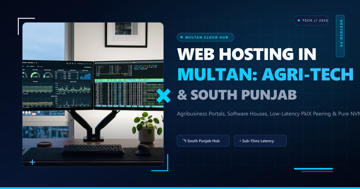 Web Hosting in Multan: South Punjab Agribusiness, Software Exporters & Enterprise Cloud Hosting Guide (2026)