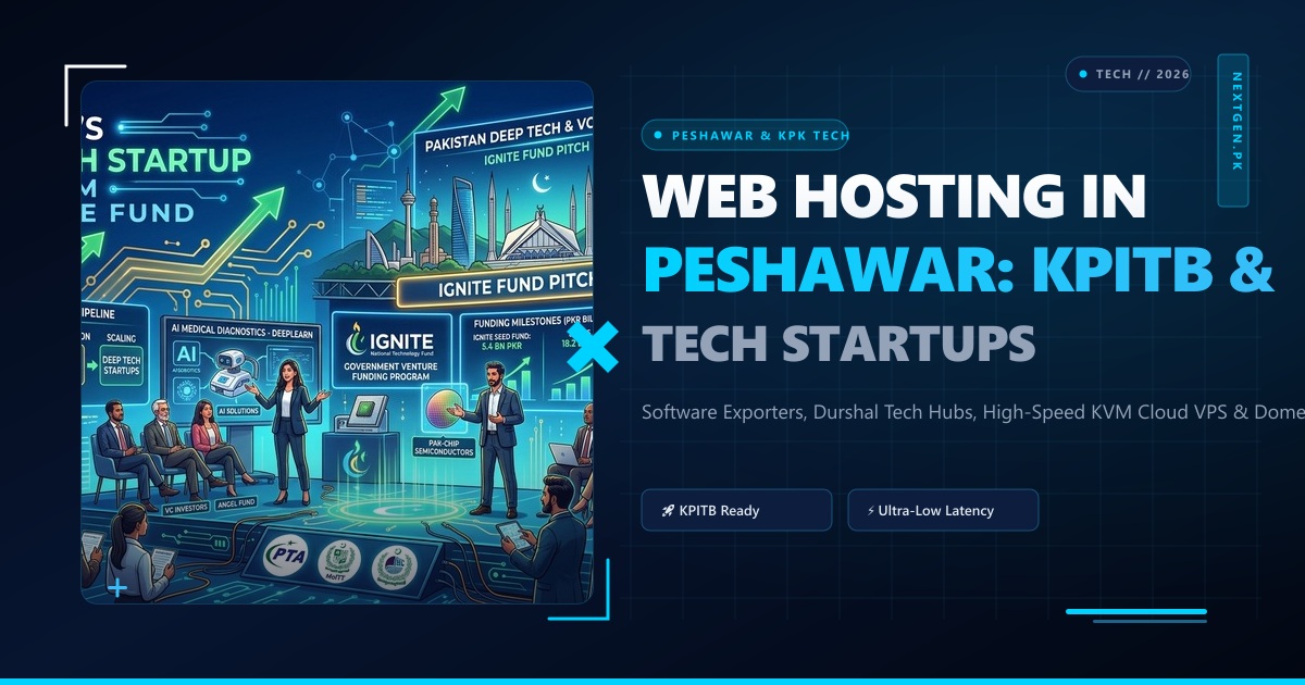 Web Hosting in Peshawar: KPITB Tech Hubs, Software Exporters & Enterprise Cloud Infrastructure Guide (2026)
