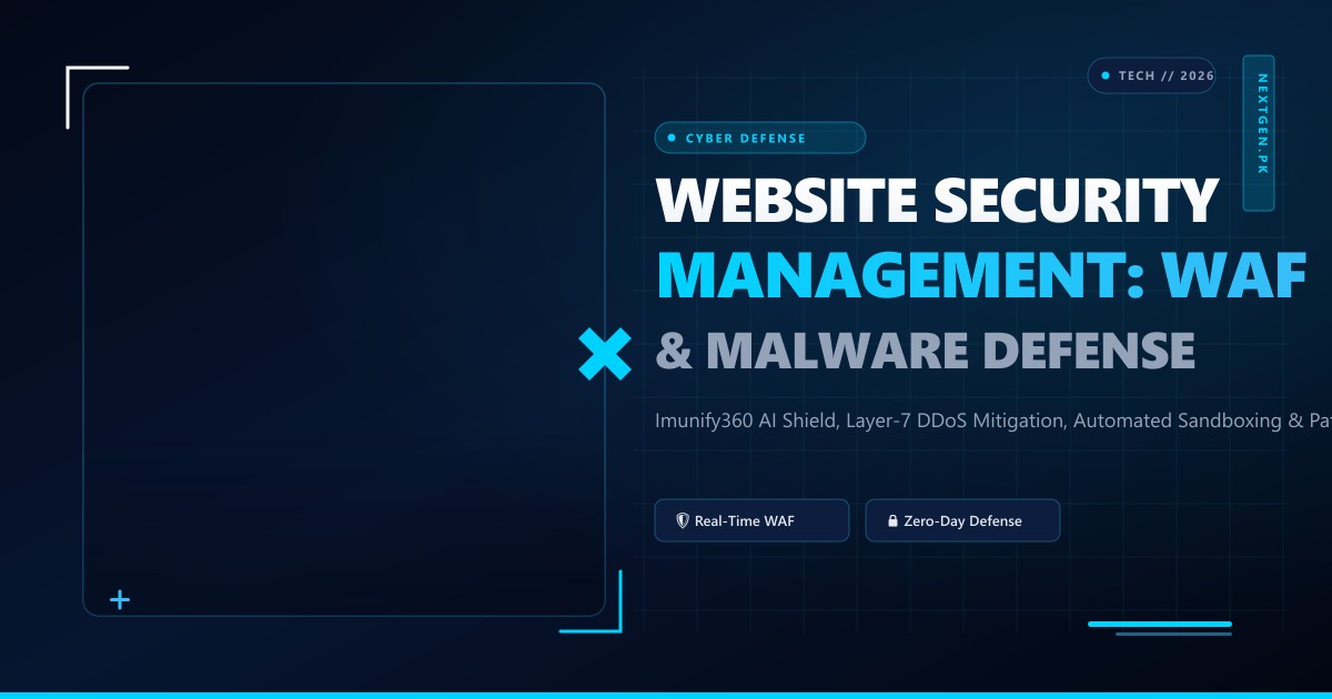 Website Security Management: WAF, DDoS Mitigation & Malware Defense (2026 Guide)