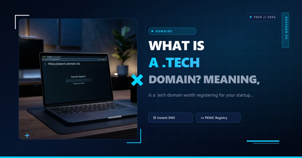 What is a .TECH Domain? Meaning, Pricing, SEO & Brand Potential (2026 Guide)