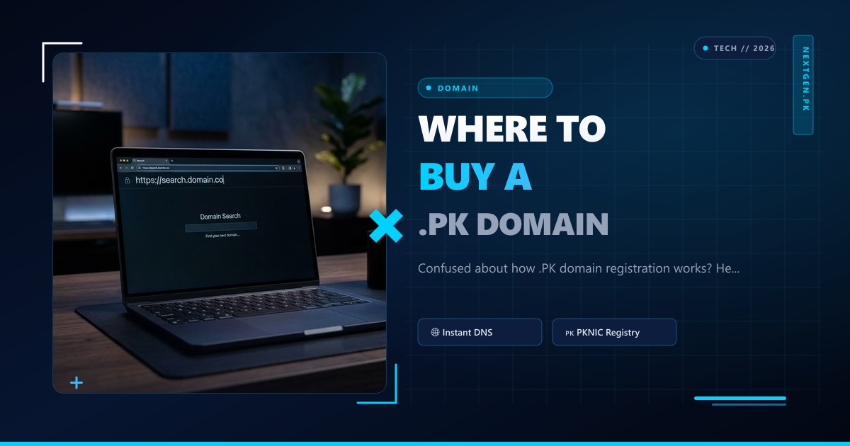 Where to Buy a .PK Domain in Pakistan: Official Pricing, Rules & Best Registrars (2026)