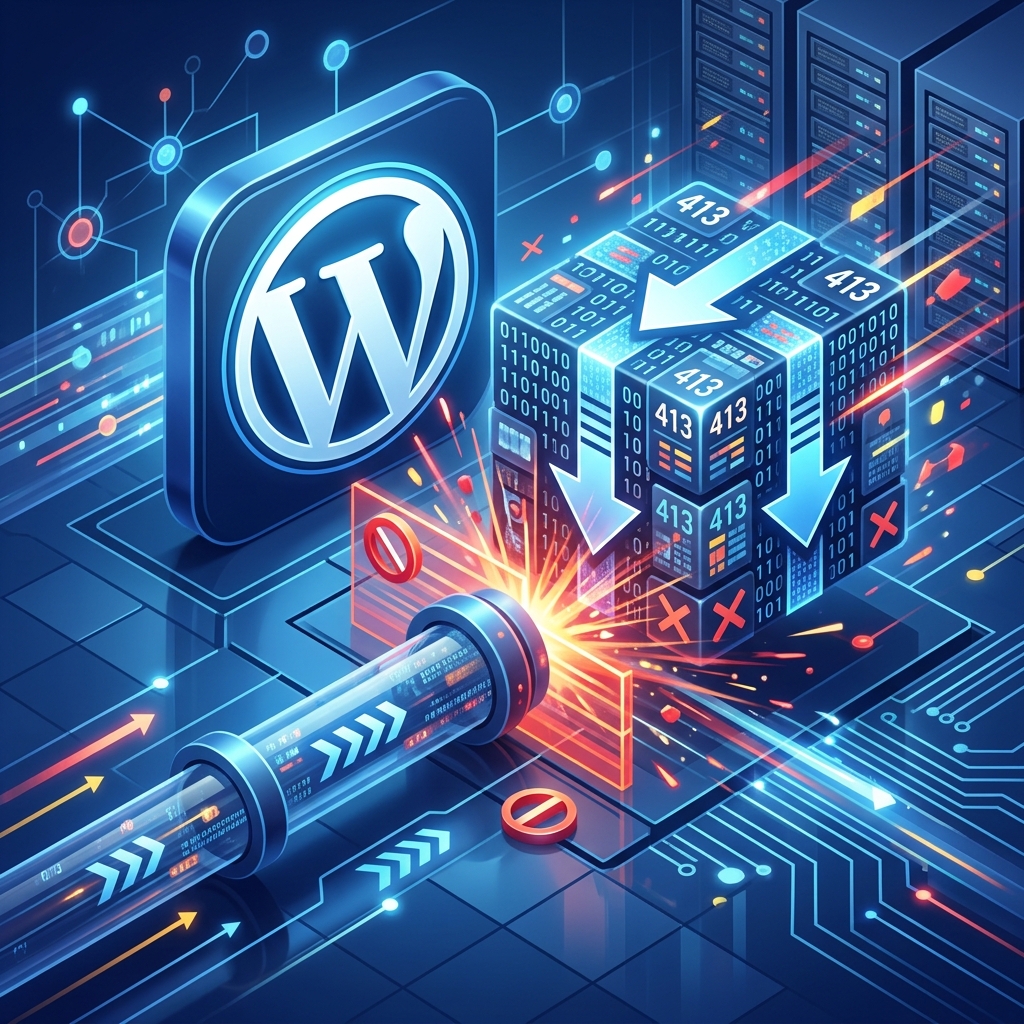 How to Fix the 413 Request Entity Too Large Error in WordPress