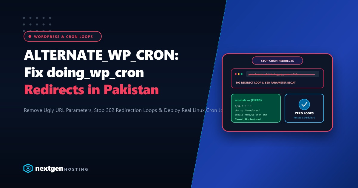 Fix ALTERNATE_WP_CRON & ?doing_wp_cron Redirection Loops in Pakistan (2026)