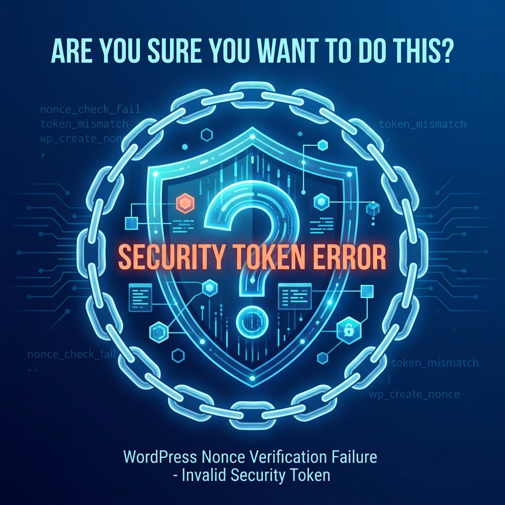 How to Fix the 'Are You Sure You Want to Do This?' Error in WordPress