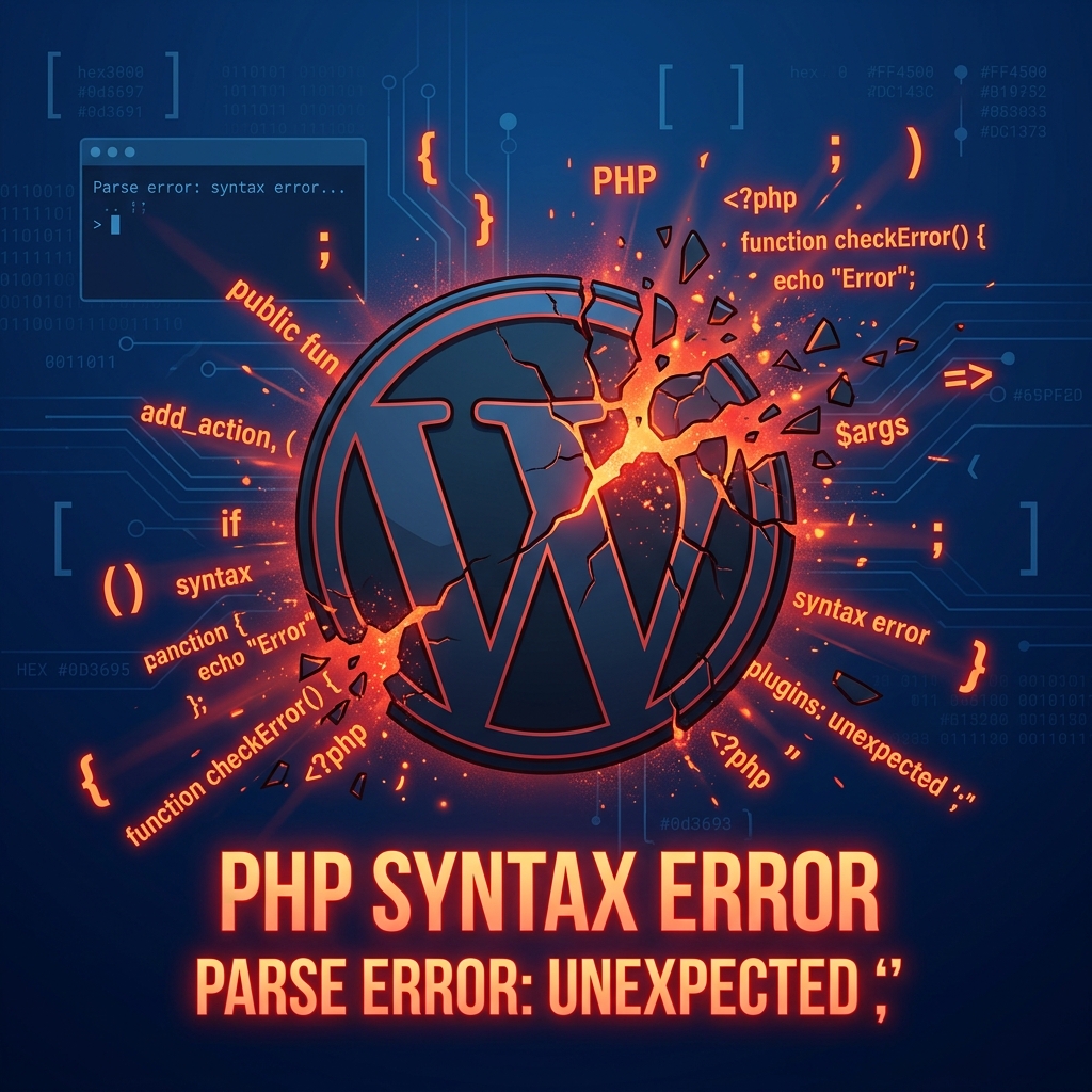 How to Fix the Parse Error: Syntax Error in WordPress