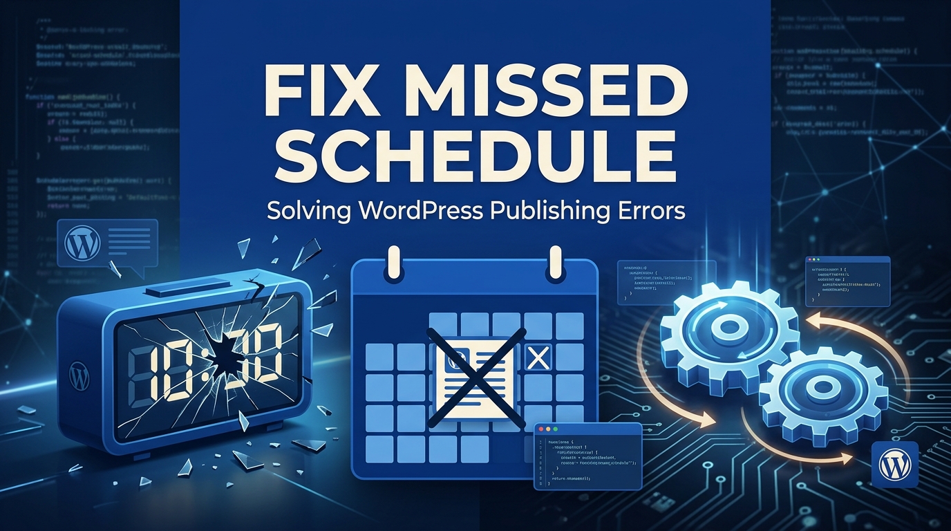 How to Fix the Missed Schedule Error in WordPress