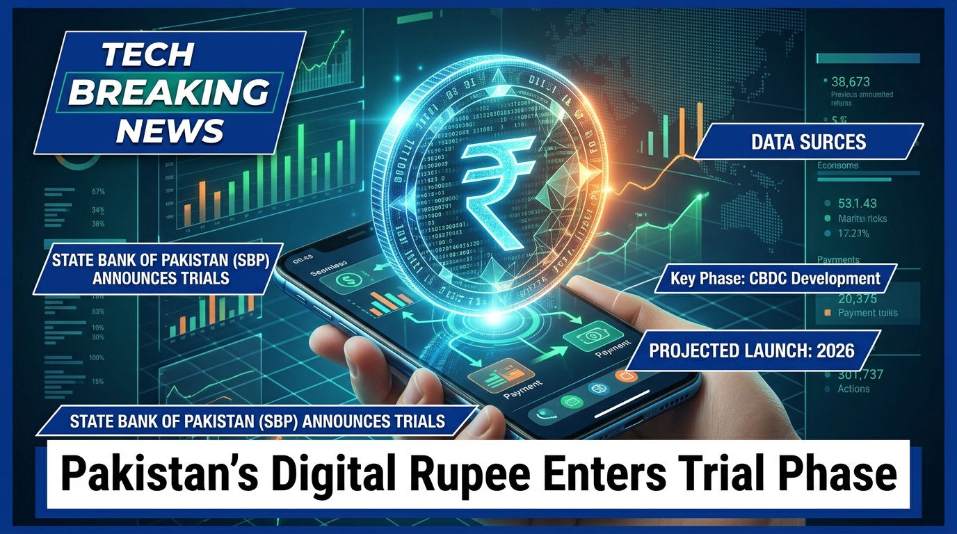 Pakistan's Digital Rupee (CBDC) Enters Trial Phase in 2026