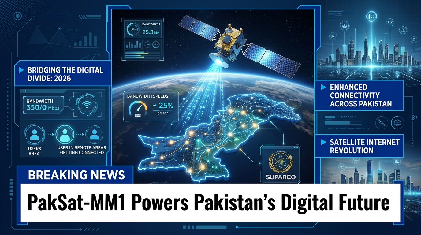 PakSat-MM1 Powers Pakistan's Digital Future in 2026
