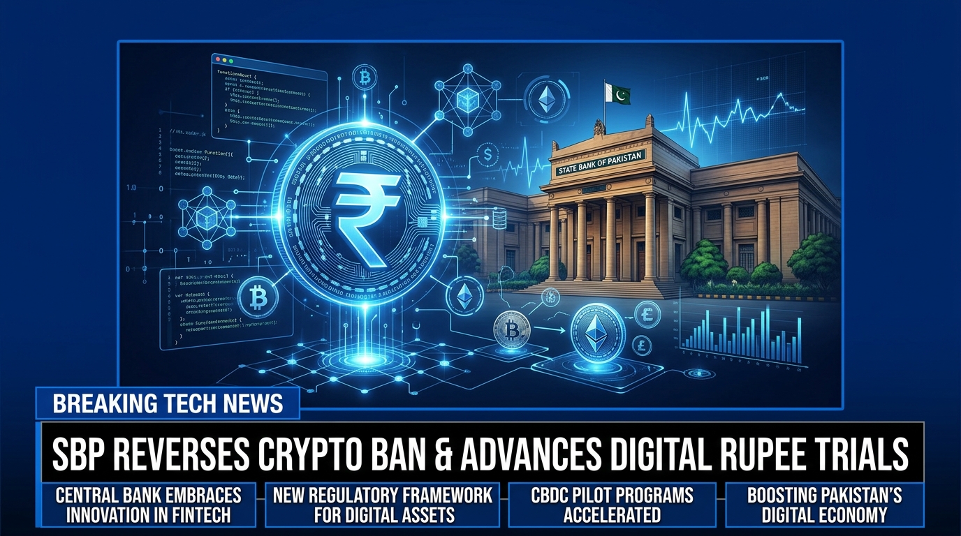 State Bank of Pakistan Reverses Crypto Ban and Advances Digital Rupee CBDC Trials