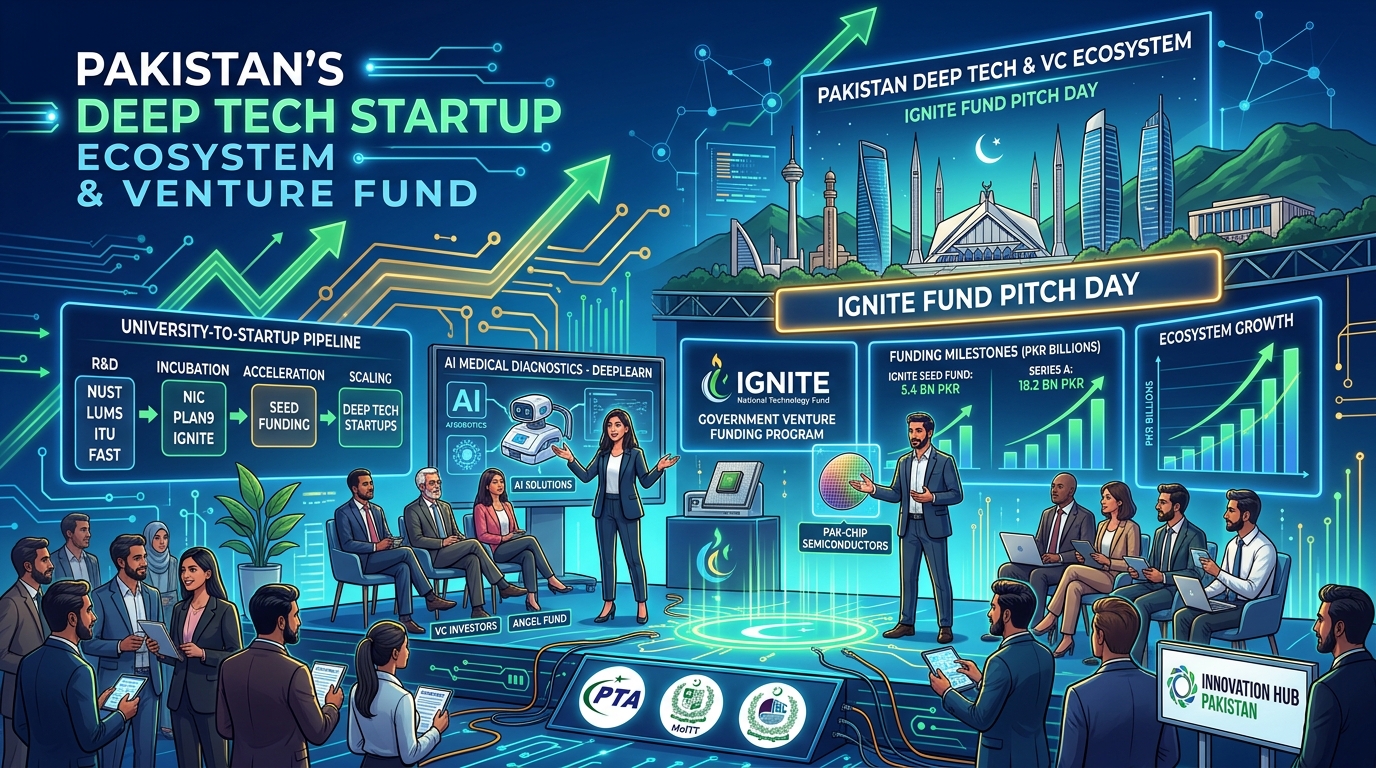 Ignite National Technology Fund Launches PKR 5 Billion Deep Tech Commercialization Program for AI and Semiconductor Startups in 2026