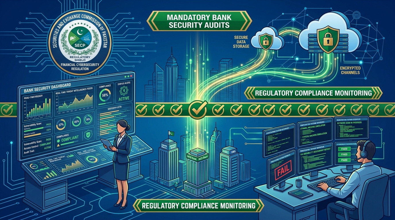 SBP & SECP Mandate Mandatory Cybersecurity Audits for All Pakistani Banks and Fintech Startups in 2026