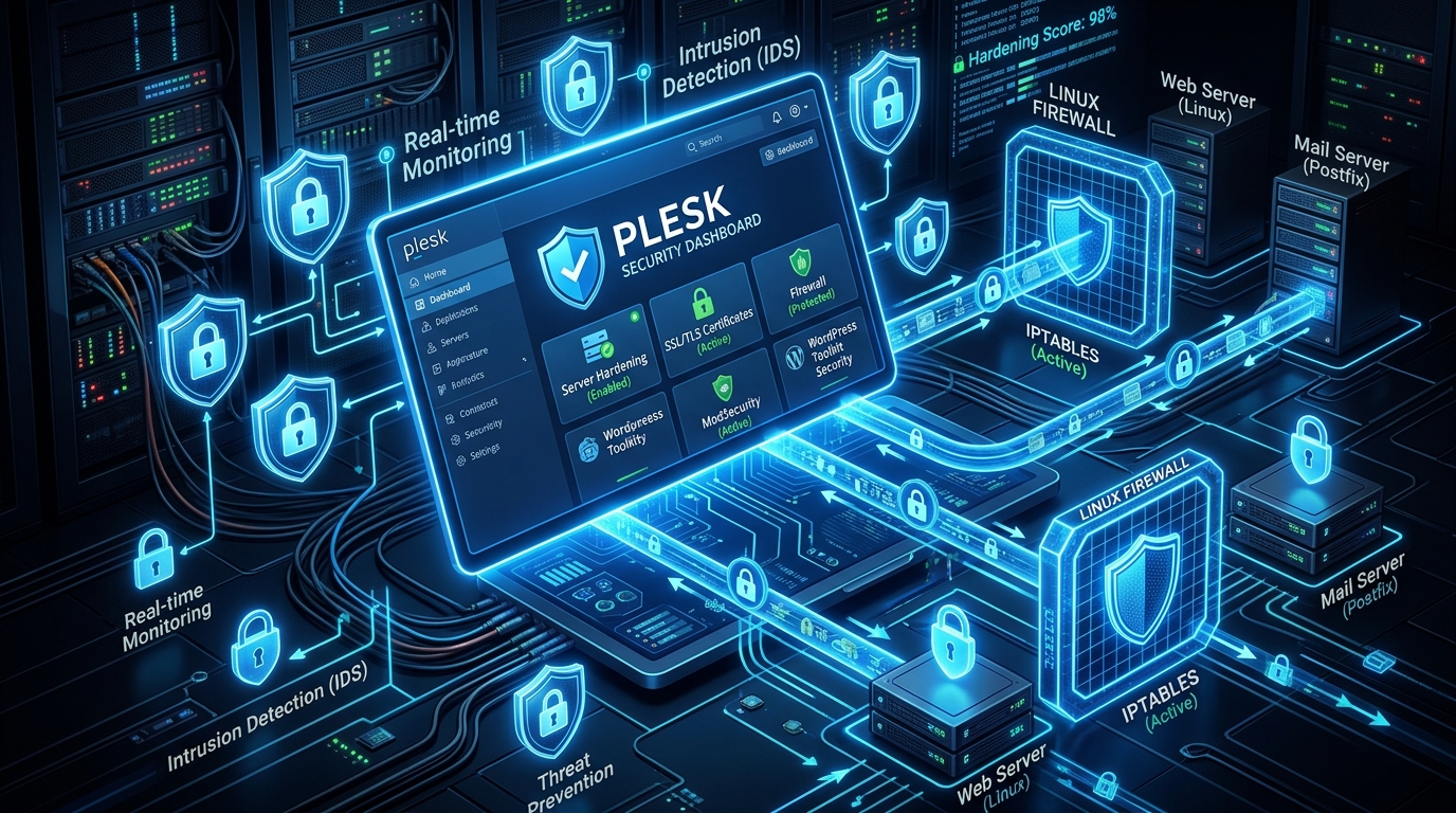 Hardening Plesk Obsidian on Linux VPS: SSL Ciphers, Fail2Ban, and WAF Tuning