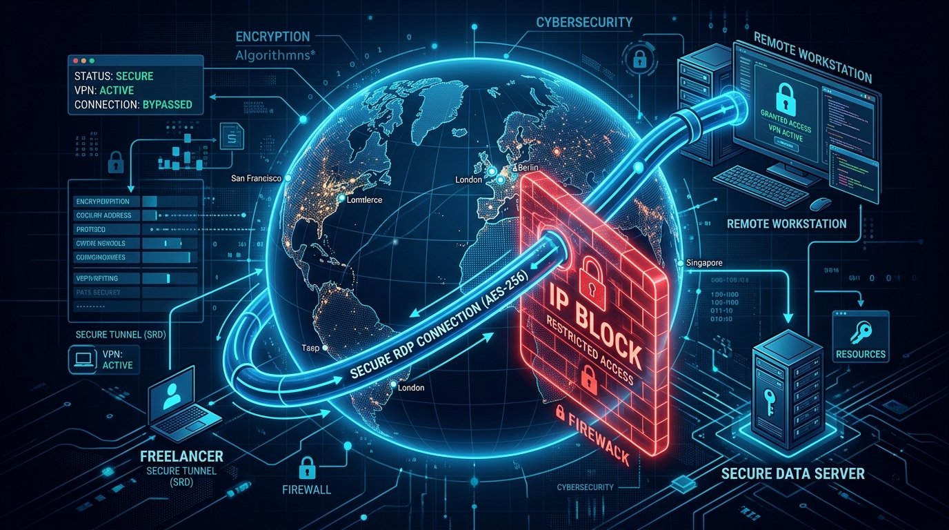 Bypassing Upwork and Fiverr IP Bans: How Freelancers Use Dedicated RDPs