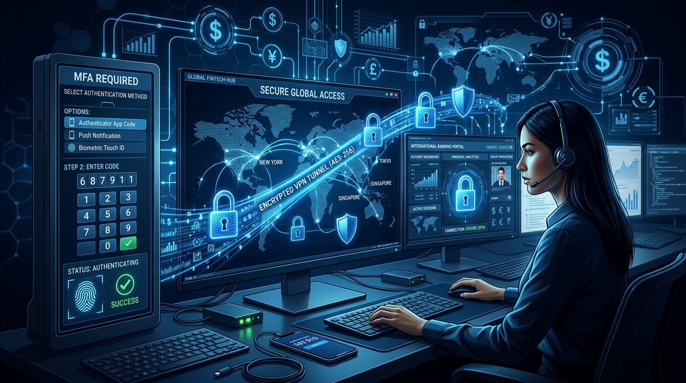 Securely Managing Overseas Banking and Fintech Portals via Dedicated RDP