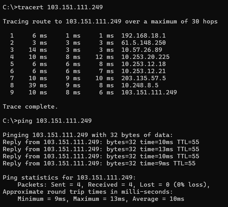 Local Pakistani Server Latency